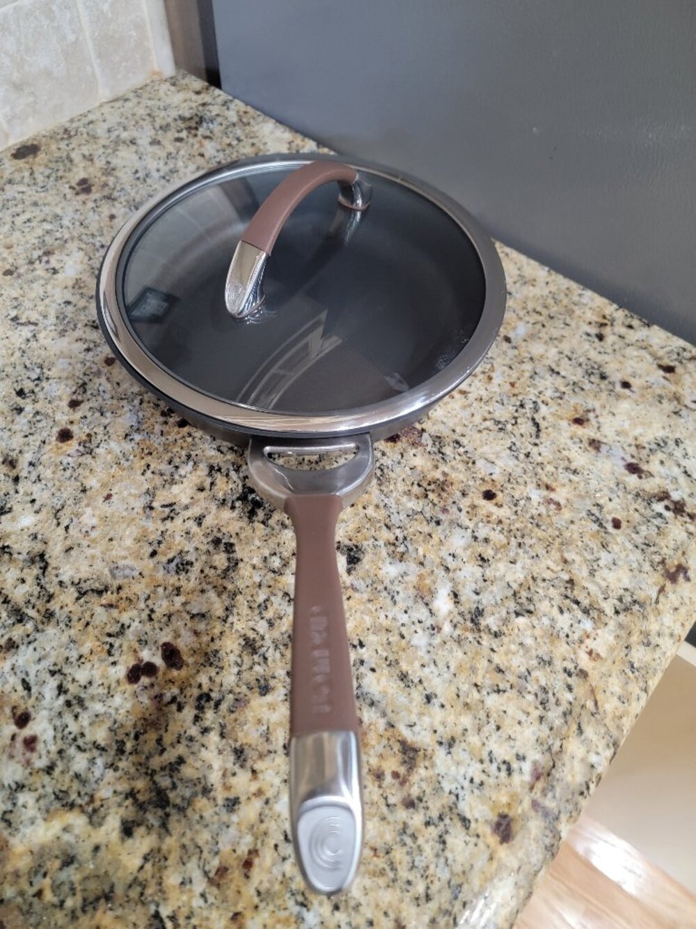Circulon Saute Frying Pan w/ Lid Hard-Anodized Nonstick 10 Inch